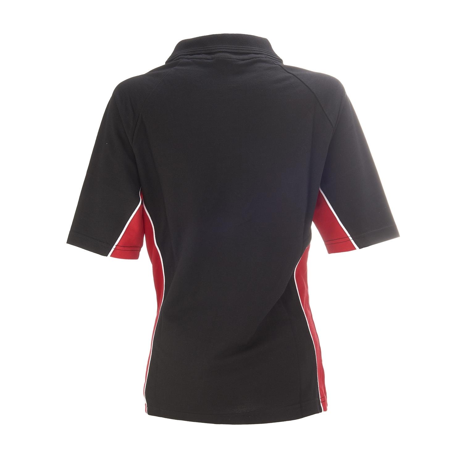 Polo-Shirt "Kontrast", schwarz, (Damen), Größe S