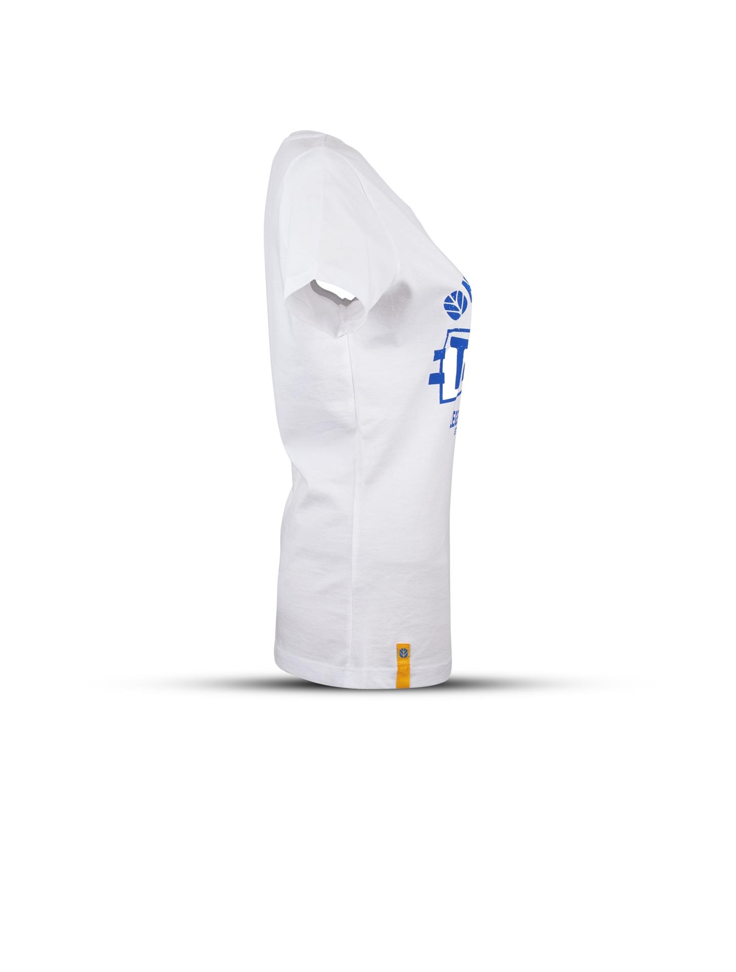 T-Shirt „Traktor“, weiß (Damen), Größe XL