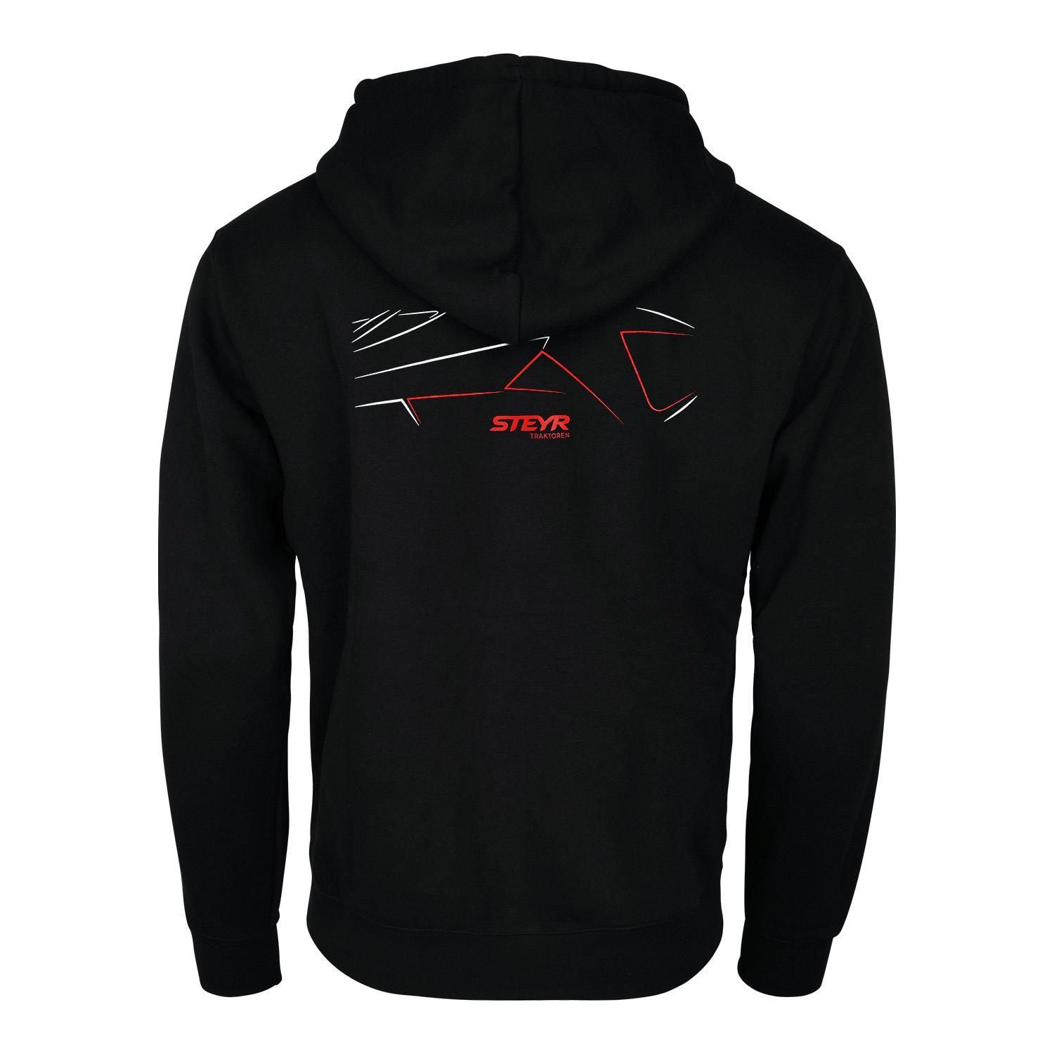 Hoodie "Grafik", schwarz, (Unisex), Größe M