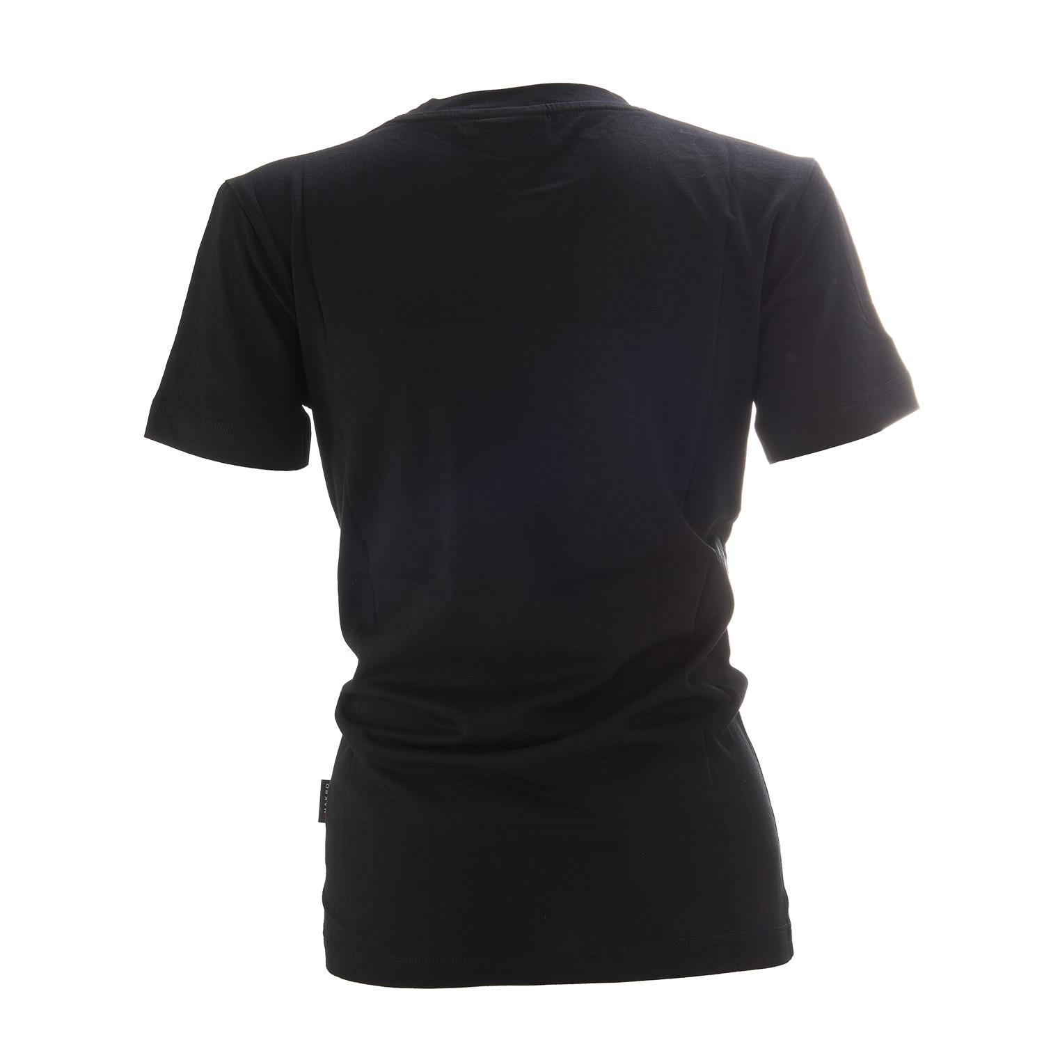 Damen T-Shirt Red Tractor Girl, schwarz M