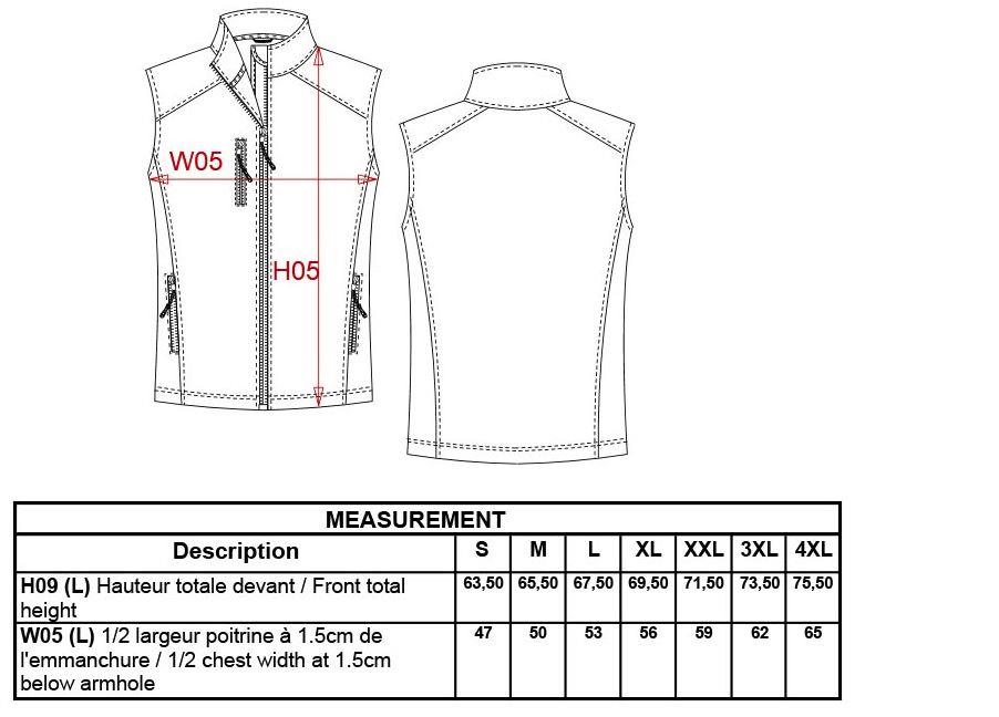 Softshell-Weste, schwarz, (Damen), Größe M