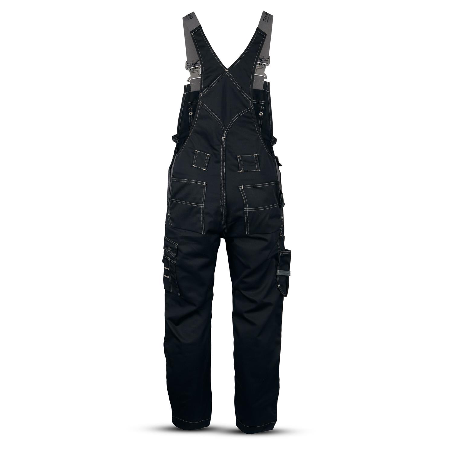 Latzhose, schwarz, (Herren), Größe 44