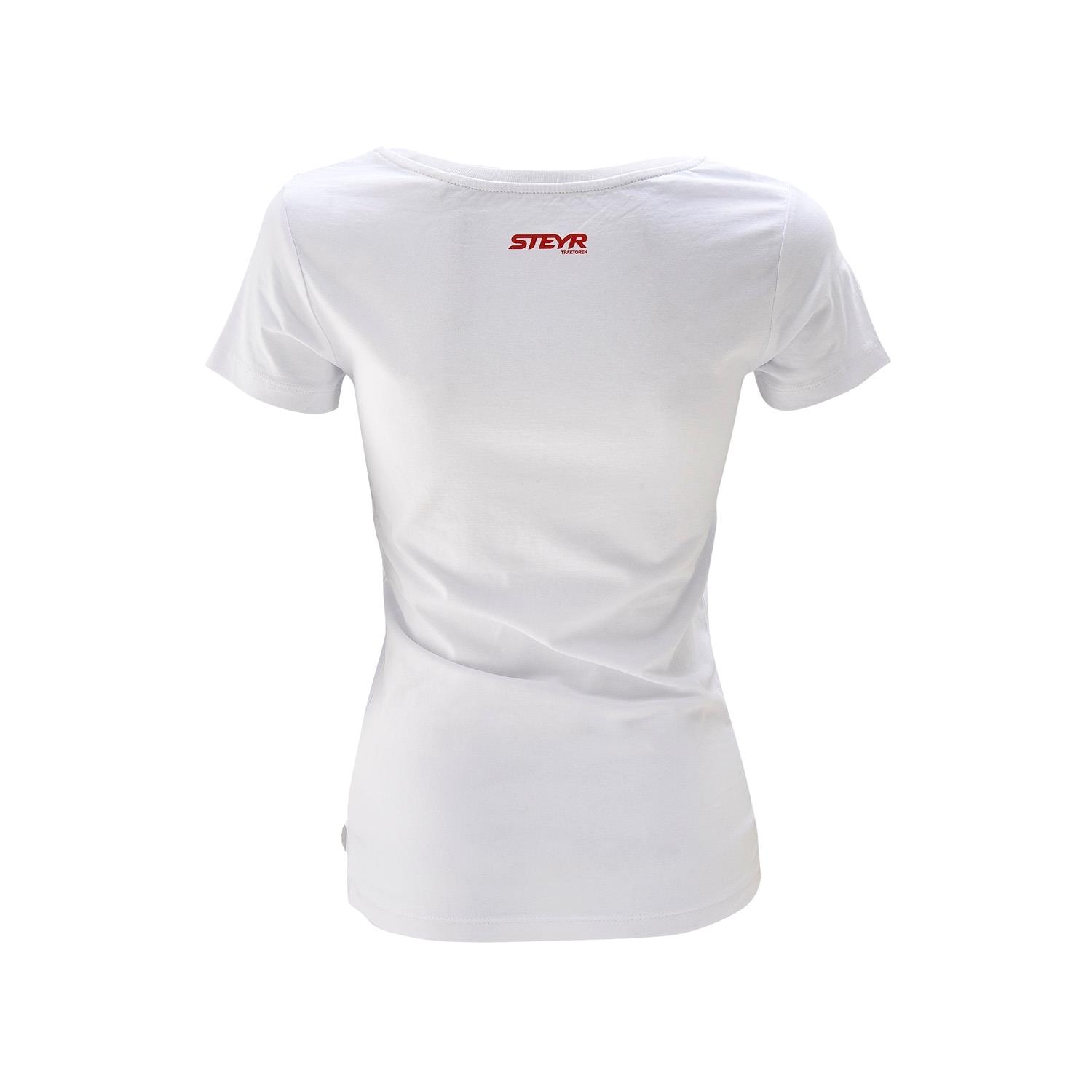 T-Shirt "Powerfrau", weiss, (Damen), Größe 2XL