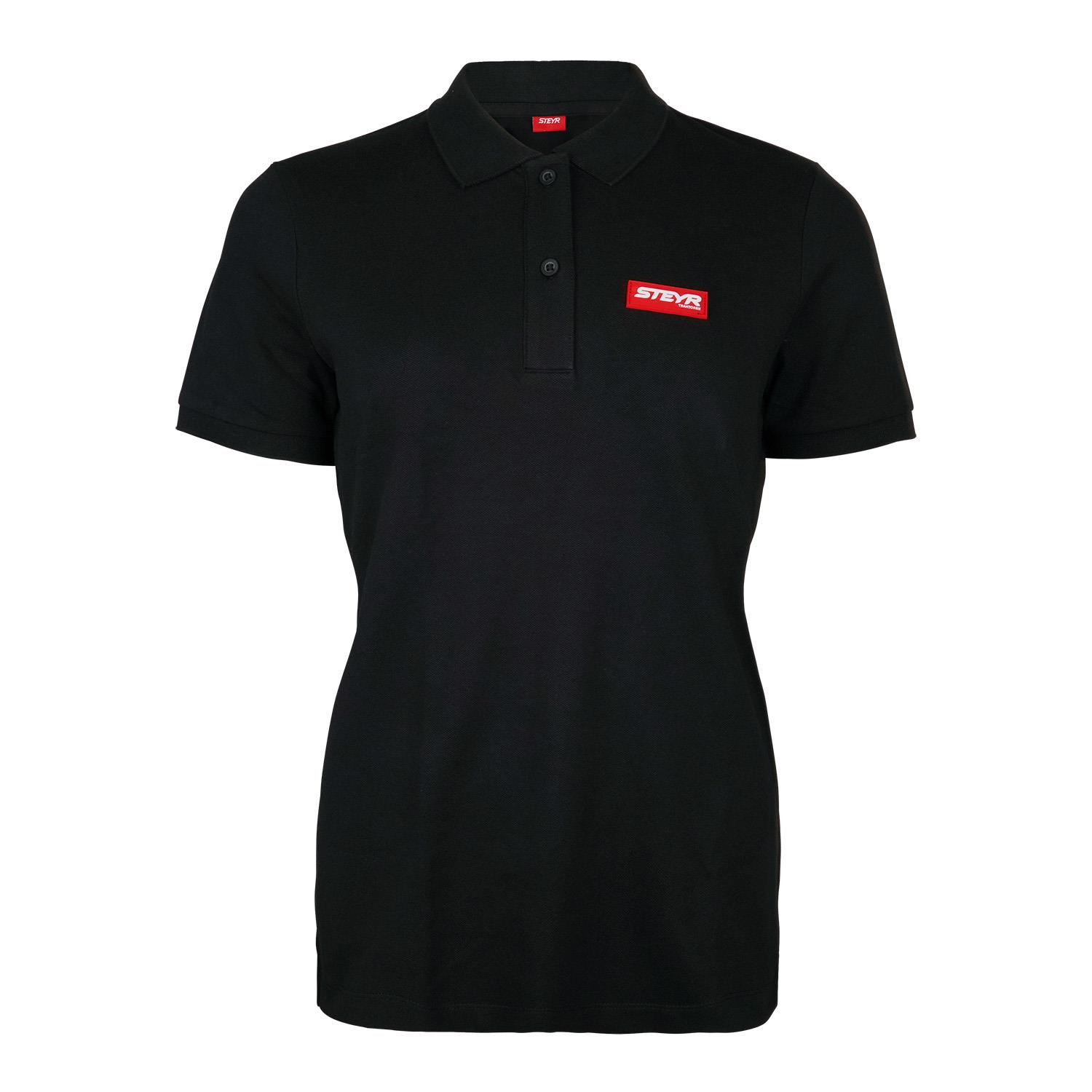 Polo-Shirt, schwarz, (Damen), Größe L