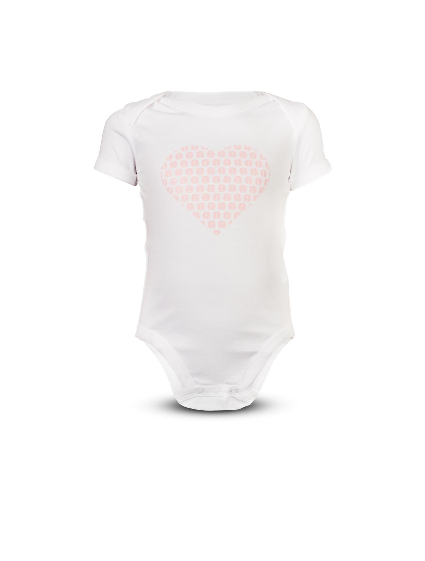Baby-Body "Herz", weiß, Größe 18-24M