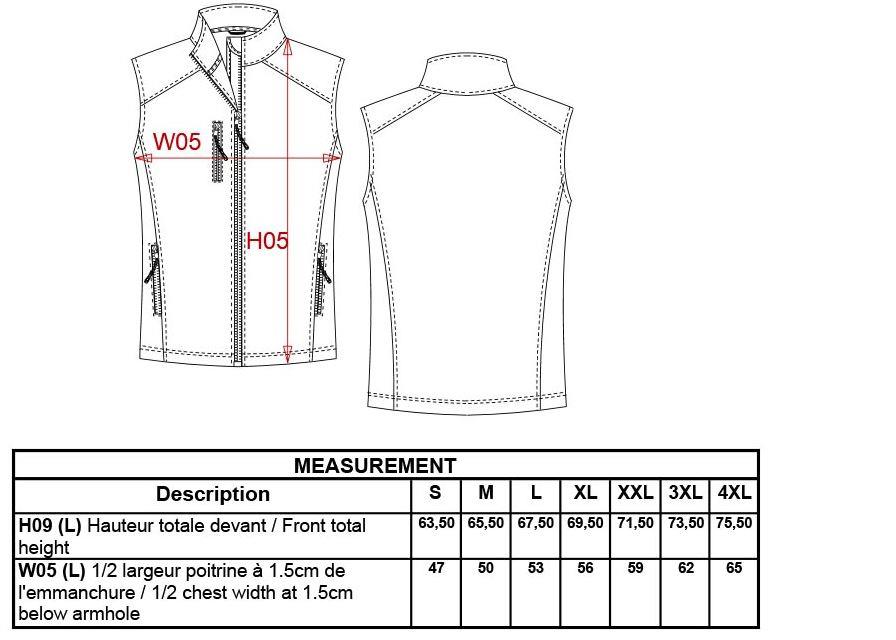 Softshell-Weste, blau, (Damen), Größe XL