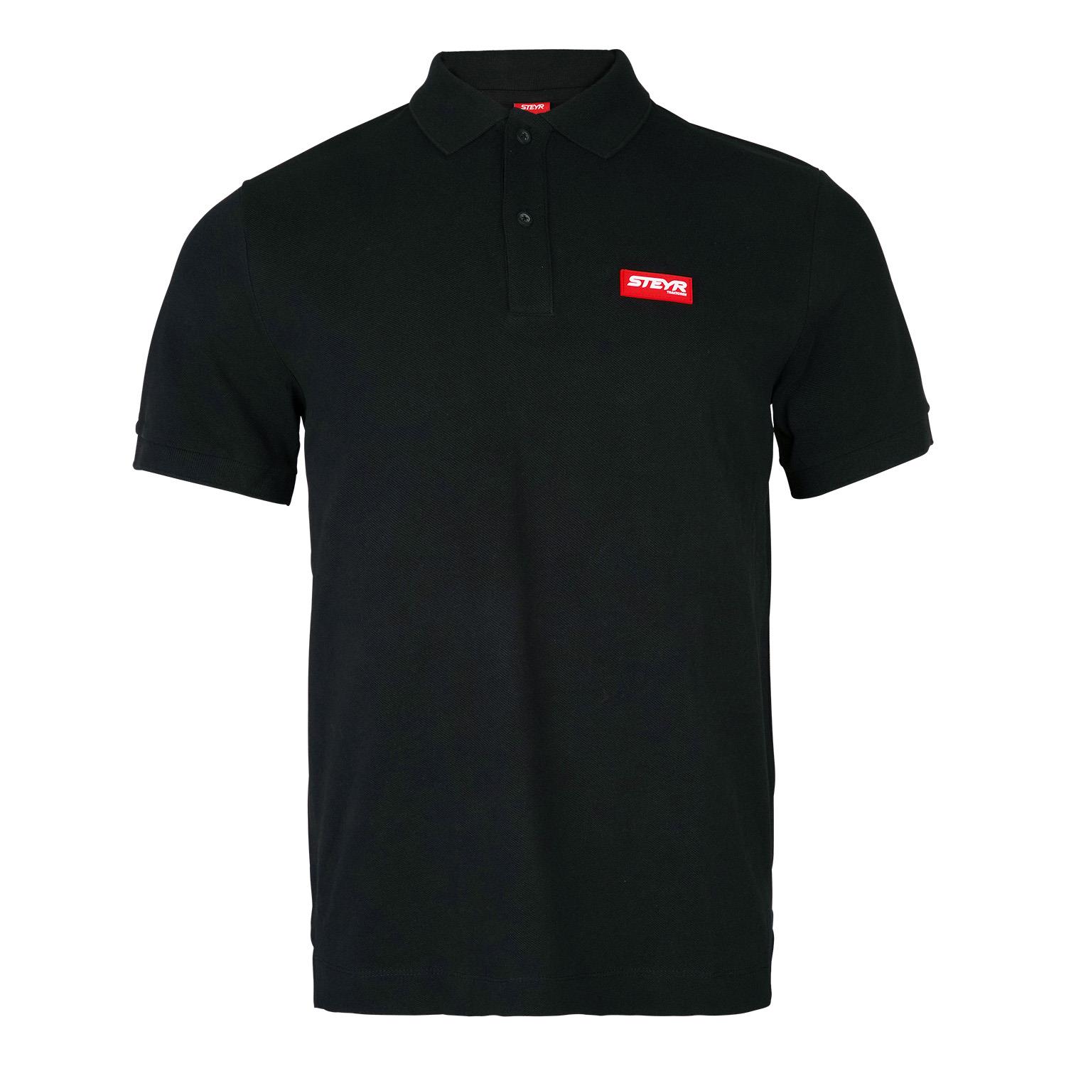Polo-Shirt, schwarz, (Herren), Größe L