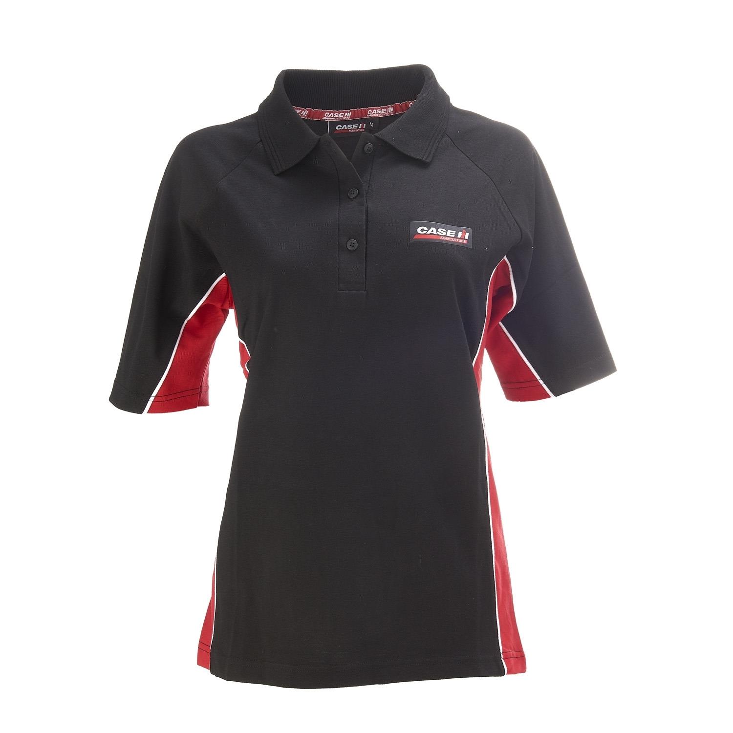 Polo-Shirt "Kontrast", schwarz, (Damen), Größe S