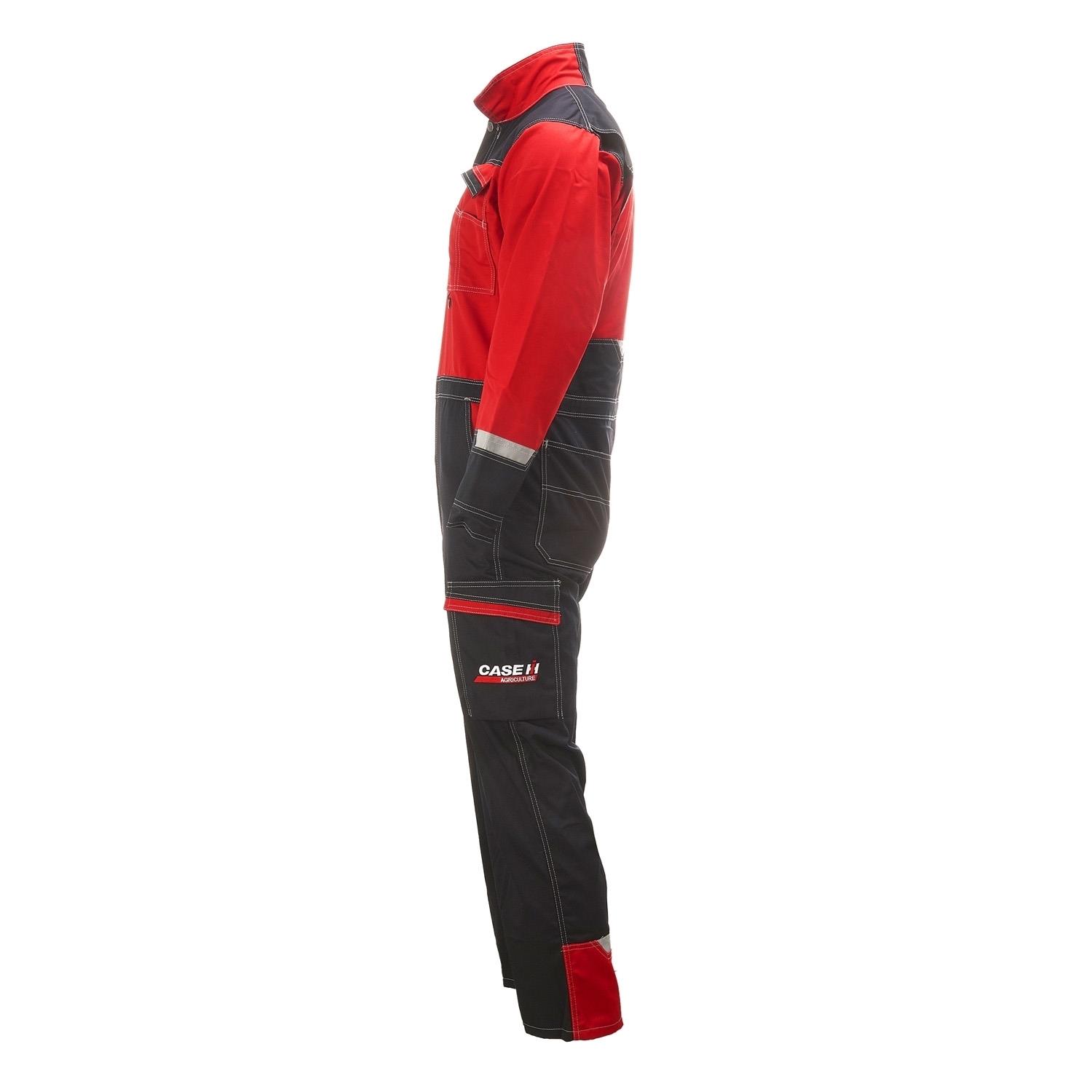 Arbeitsoverall, schwarz/rot, (Herren), Größe L