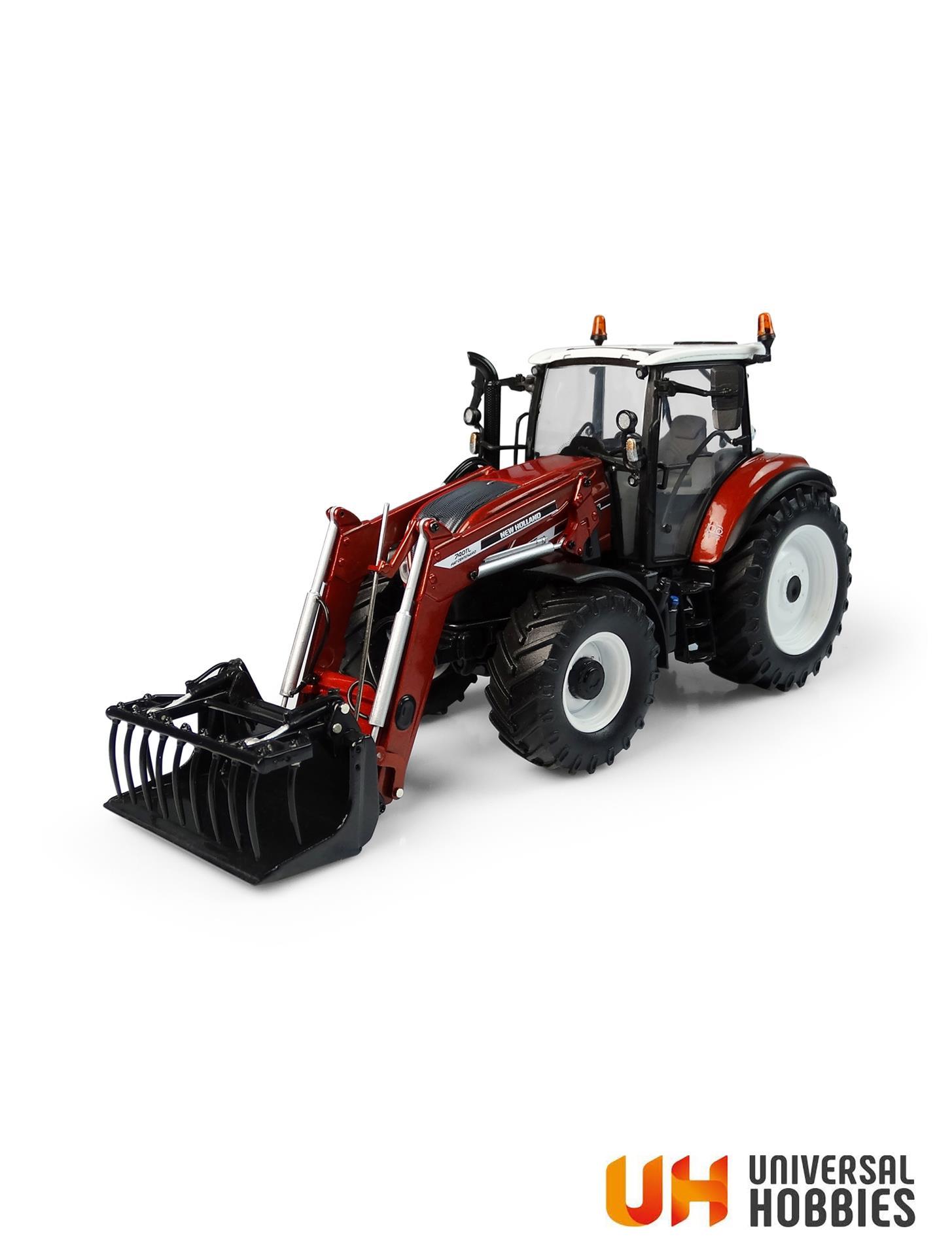 Traktor, T5.120 Centenario, mit Frontlader.