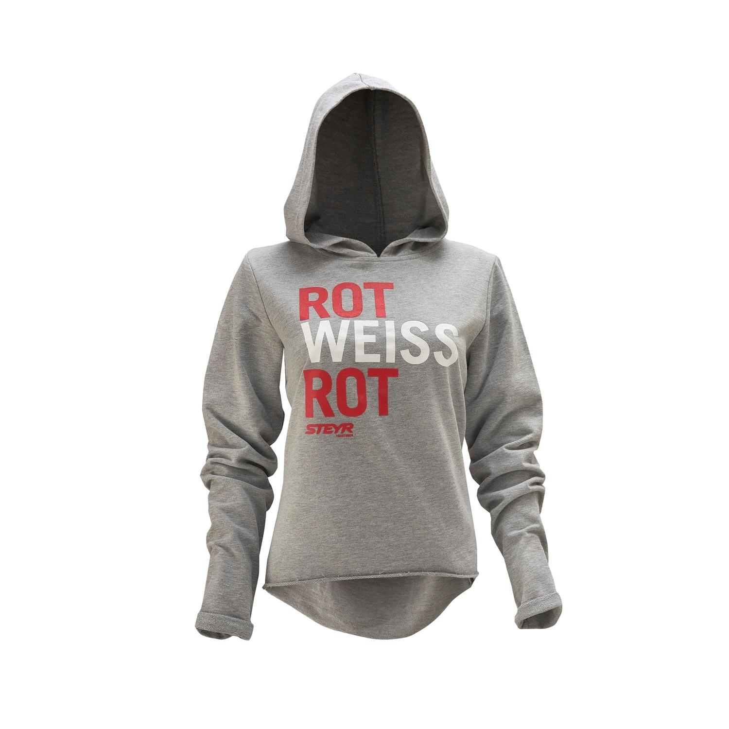Sweatshirt "Slogan", grau, (Damen), Größe XL