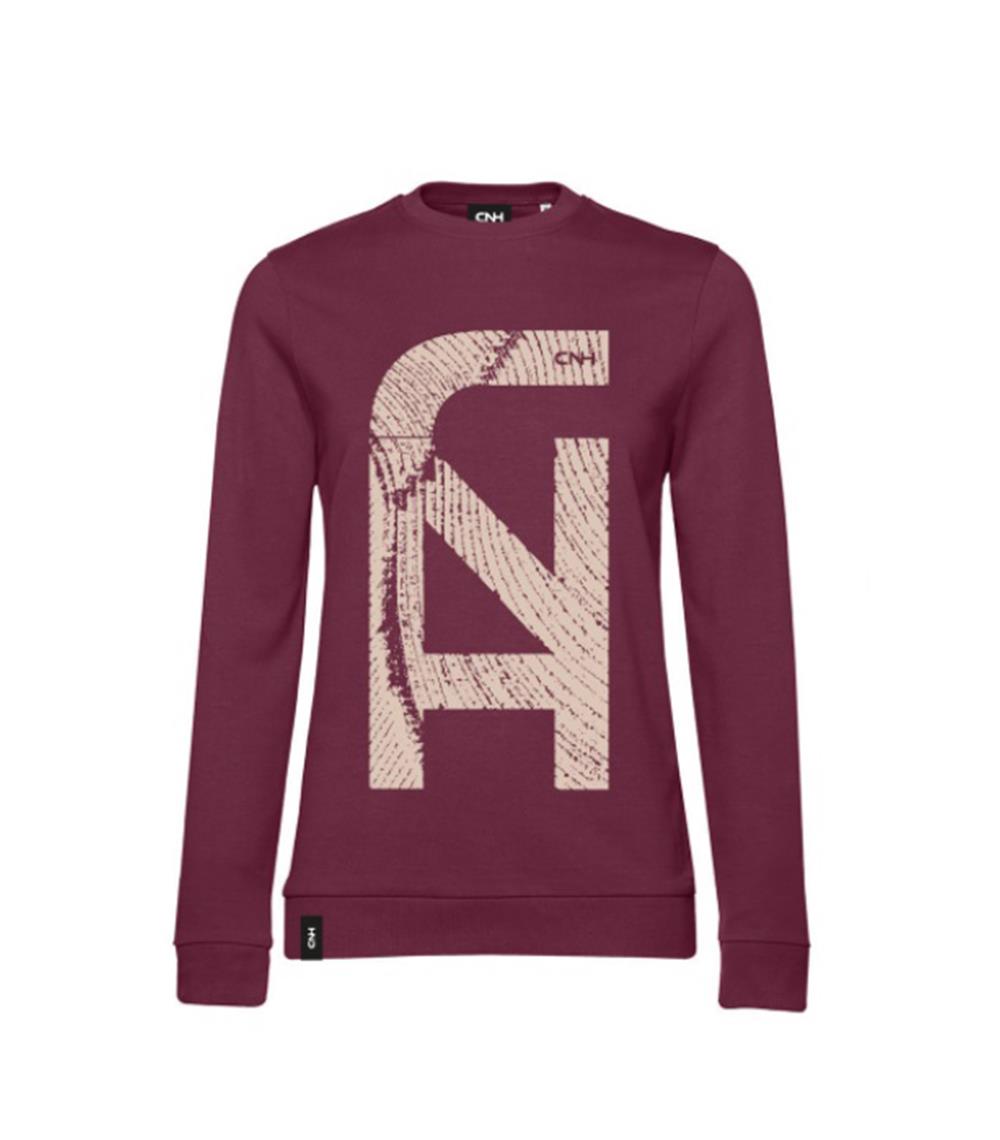 Sweatshirt "Tracks", burgundy, (Damen), Größe XL