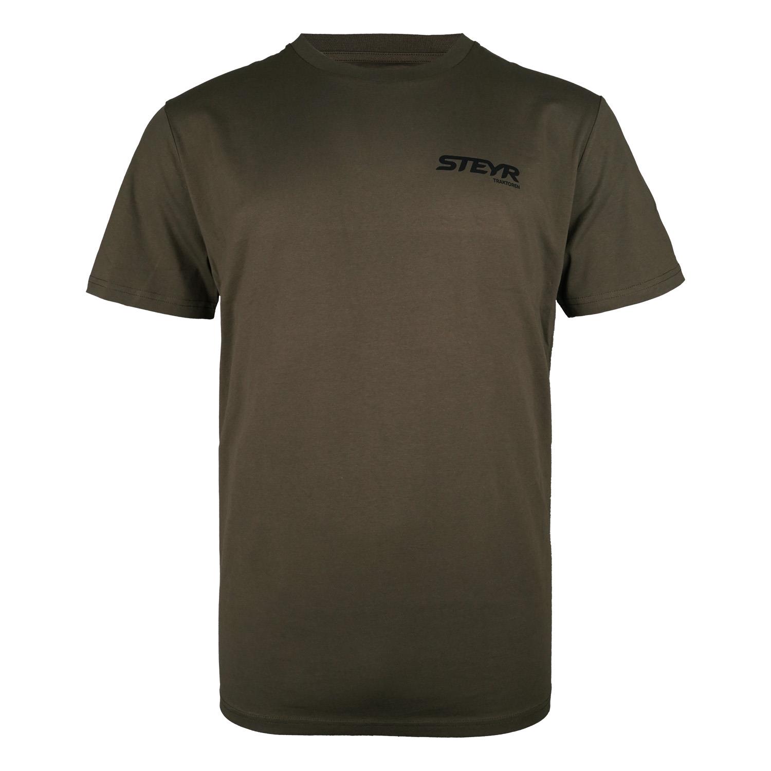 T-Shirt "Khaki", olivgrün, (Unisex), Größe L