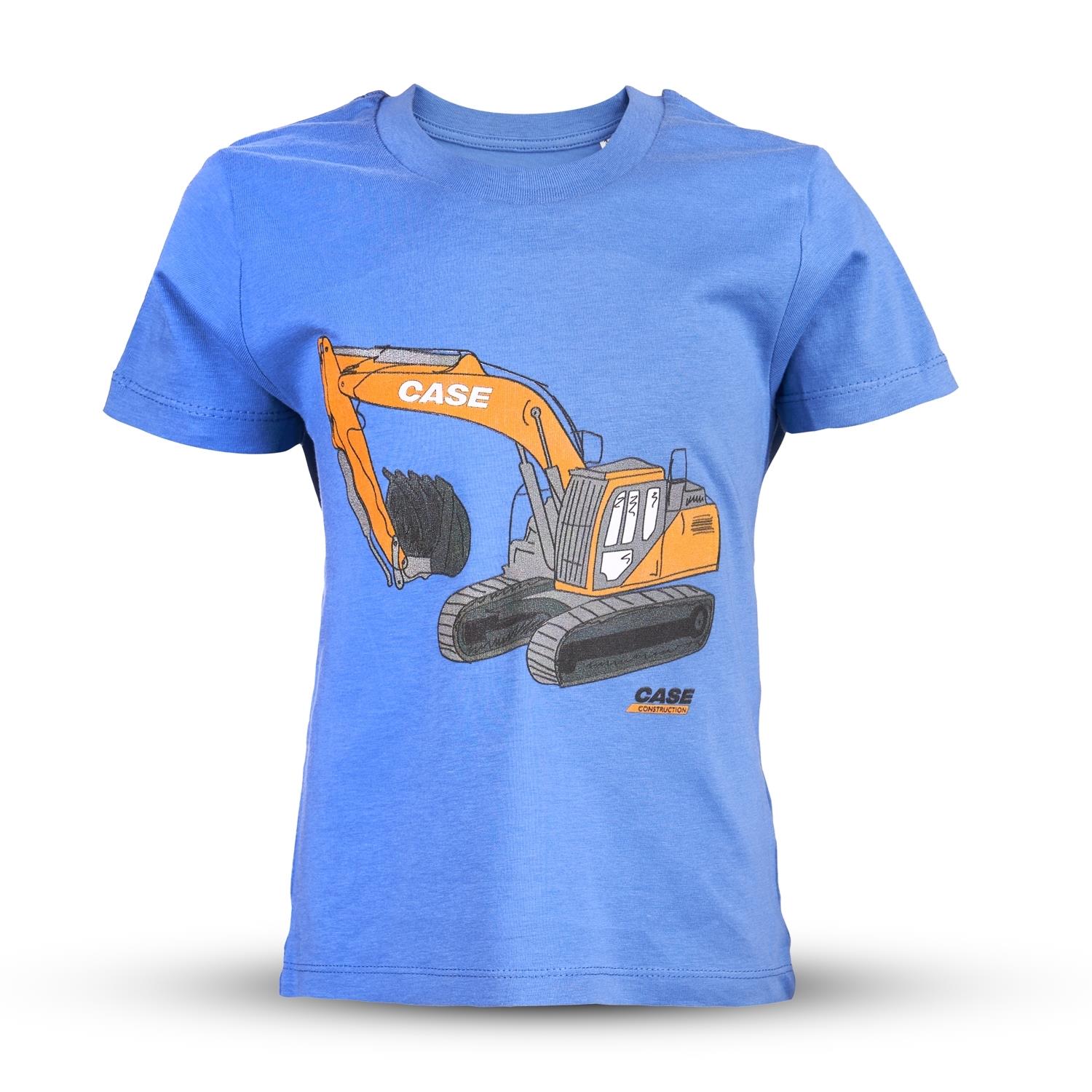 T-Shirt "Bagger", blau, (Kinder)