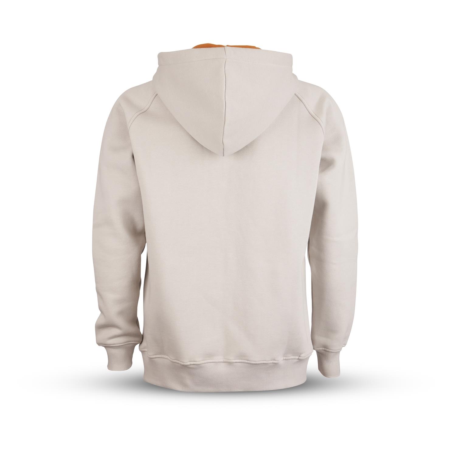 Sweatjacke, grau, (Unisex), Größe L