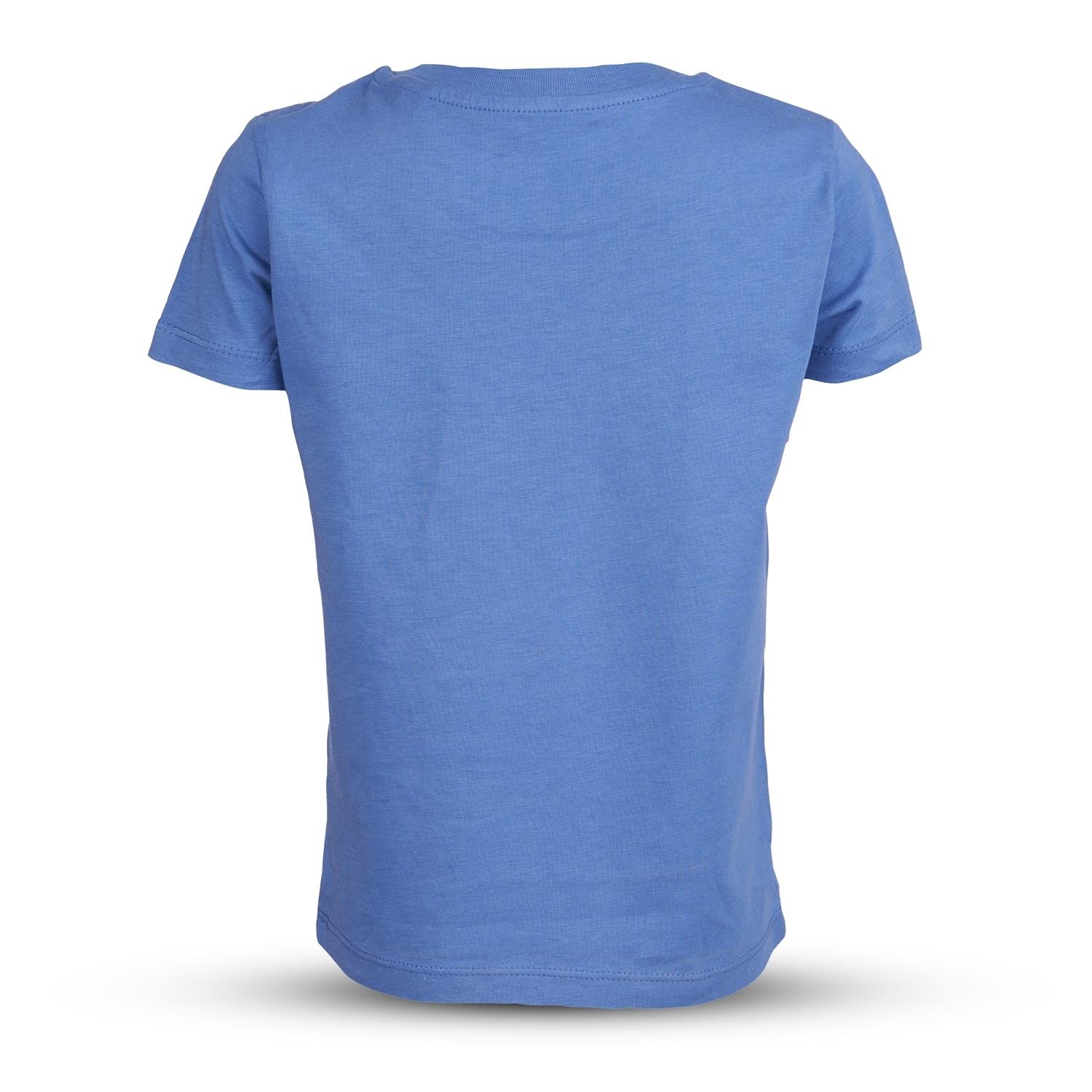 T-Shirt "Bagger", blau, (Kinder)
