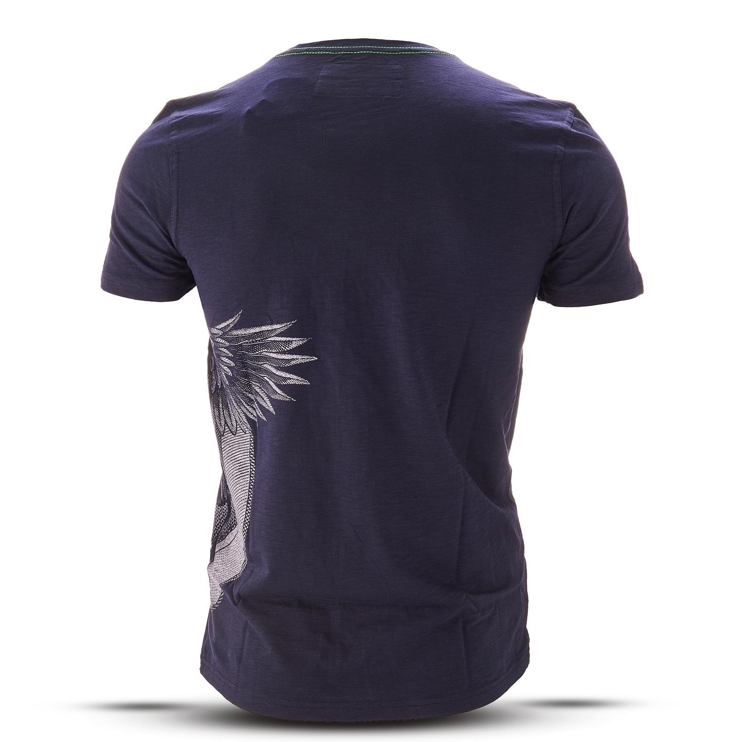 T-Shirt "Power Abe", blau, (Herren), Größe 2XL