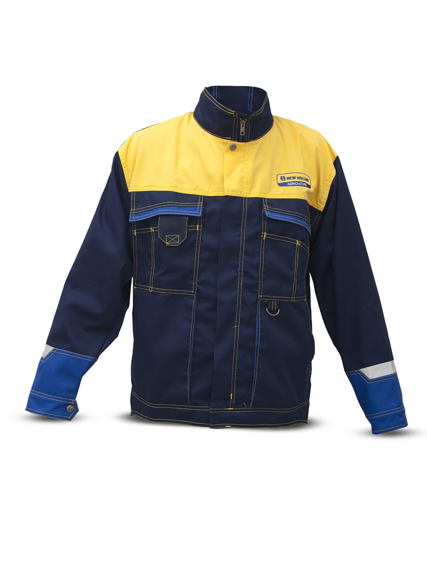 Arbeitsjacke, blau/gelb (Herren), Größe 3XL