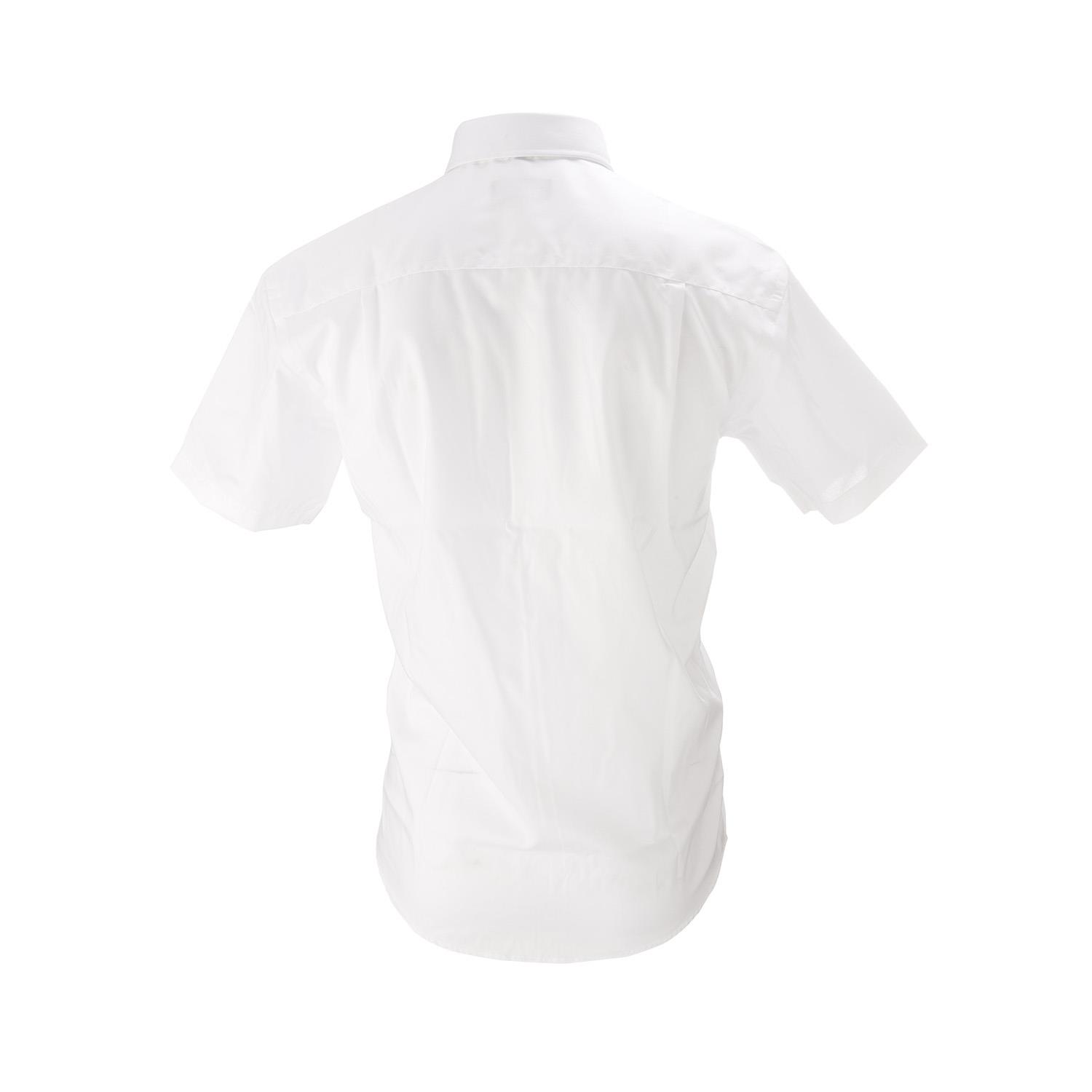 Herren Kurzarm-Hemd weiss M