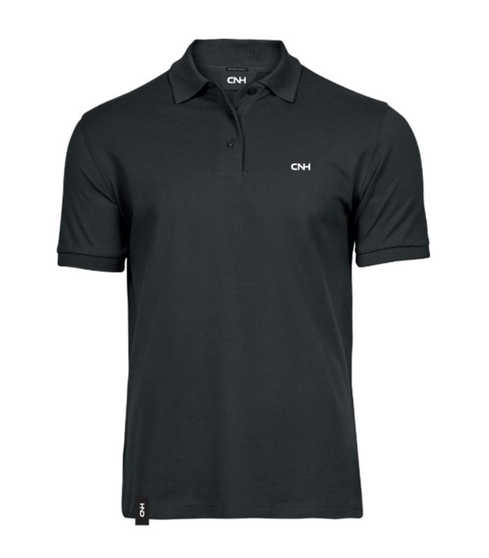 Polo-Shirt "Luxuriös", grau, (Herren), Größe S