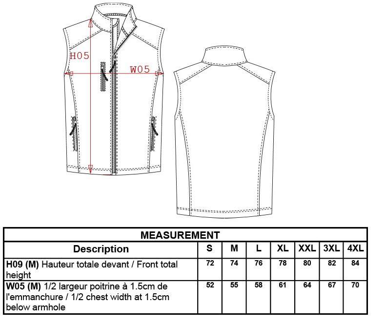 Softshell-Weste, schwarz, (Herren), Größe M