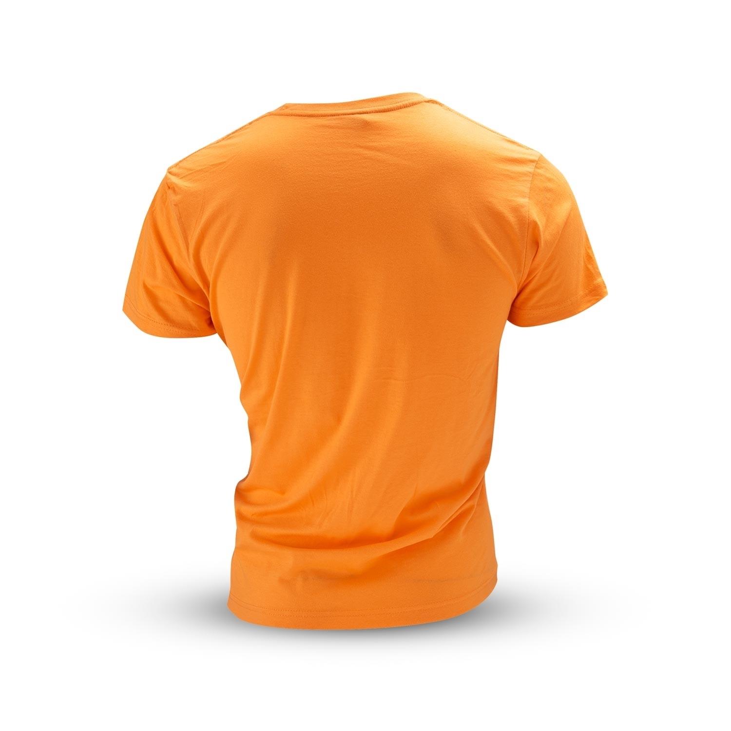 T-Shirt "Wording", orange, (Herren), Größe S