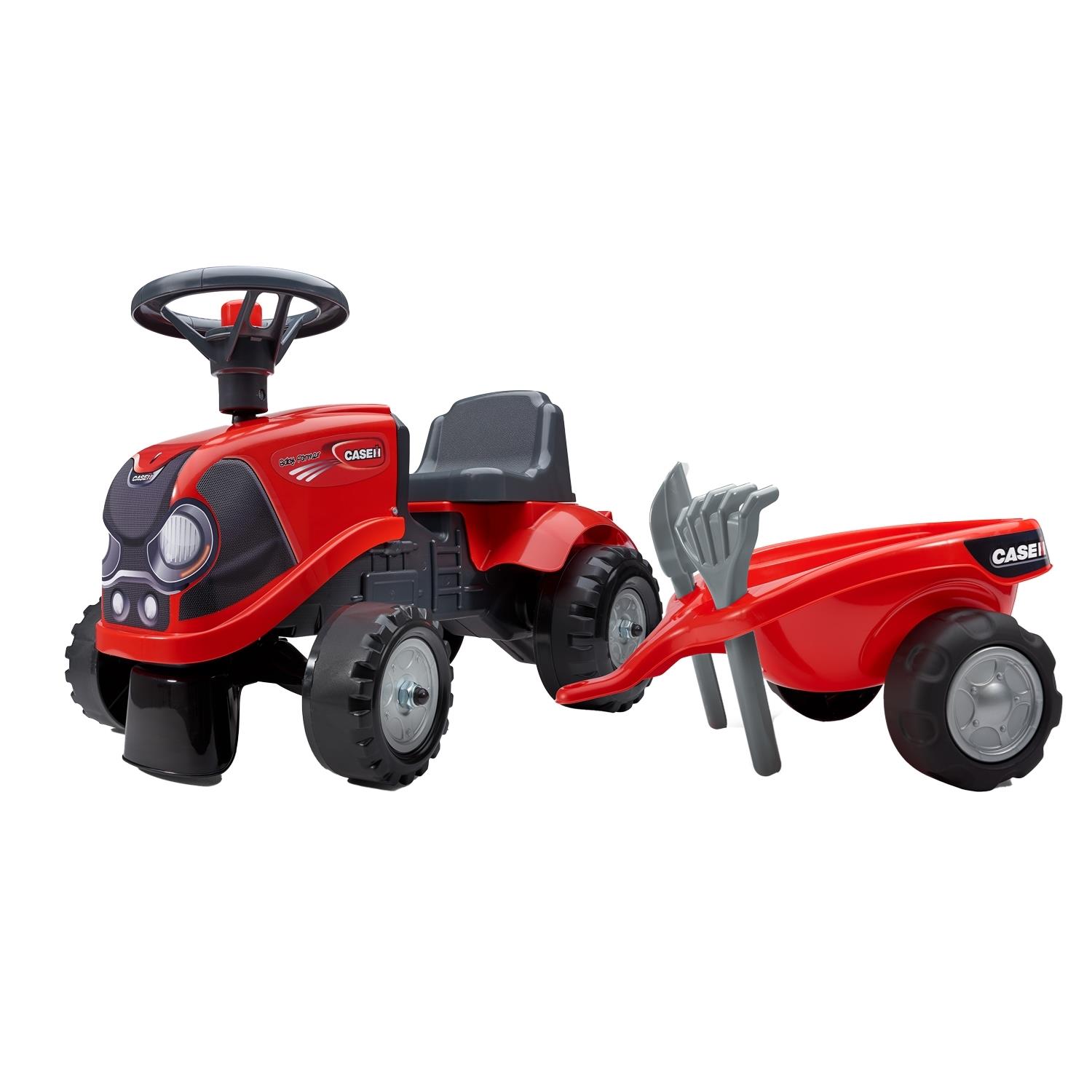 Mini-Aufsitztraktor mit Anhänger..
