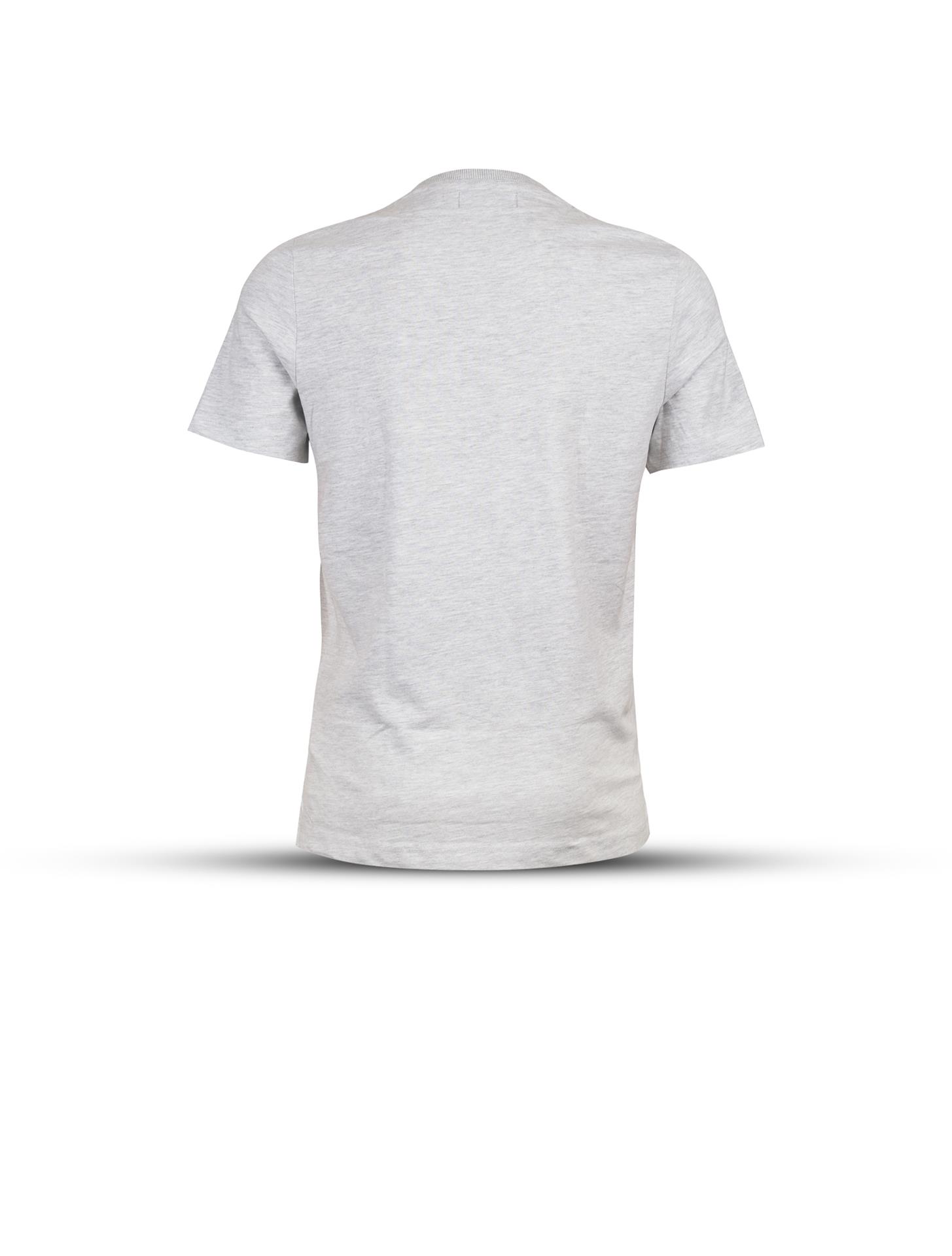 Herren-T-Shirt „Mähdrescher“, hellgrau 2XL